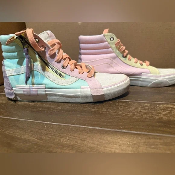 Vans Sk8-Hi Reissue CAP Pastel Multi-Color womens 10 - Picture 9 of 16